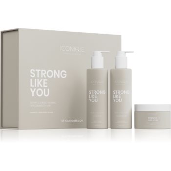ICONIQUE Professional STRONG LIKE YOU Repair & Strengthening Set set pentru par deteriorat - imagine 2